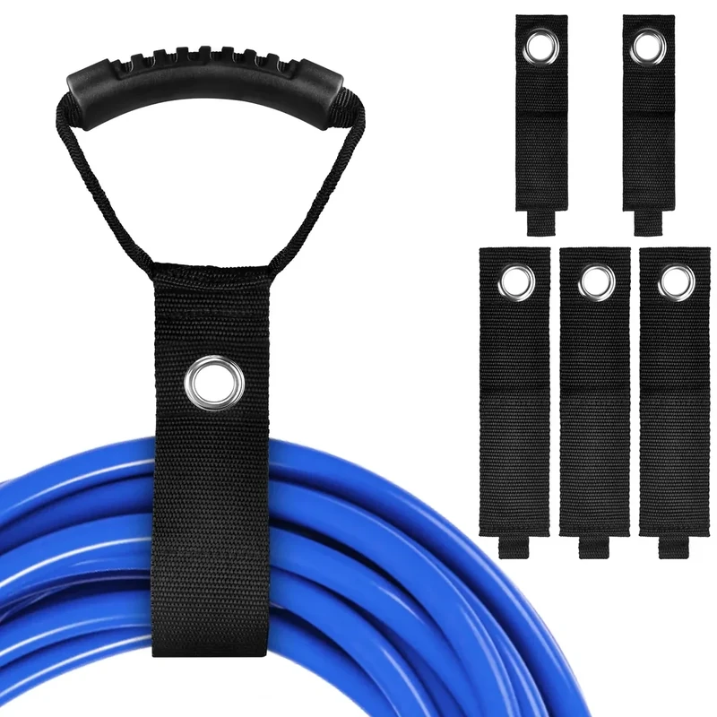 Christmas Gifts Stocking Stuffers for Men - 6 Pack Heavy-Duty Storage Straps Gifts for Men Dad Him Boyfriend Cable Straps for RV Accessories Extension Cord Organizer Workshop Organizers Garage Gadgets