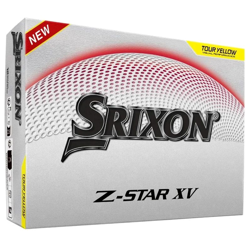 Srixon Z-Star XV Golf Balls, Z-Star XV 9, Tour Yellow