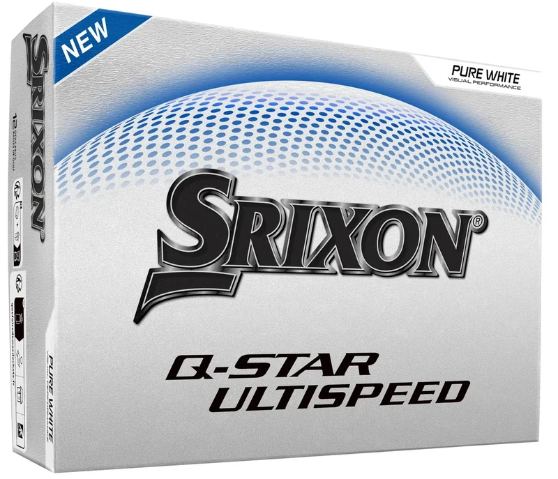 Srixon Q-Star Ultispeed Golf Balls, White