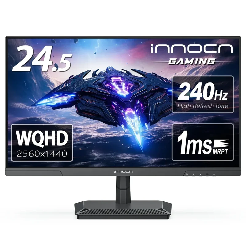 INNOCN 25G2S 24.5\" 1440p QHD 240Hz IPS Monitor - HDMI 2.1 FreeSync