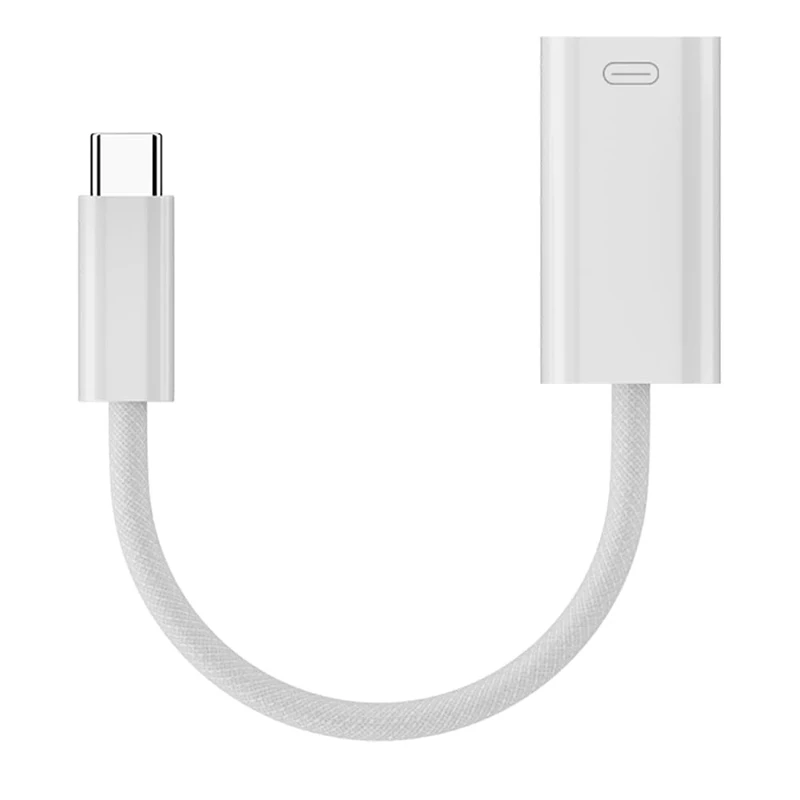 AuviPal 3-in-1 USB C to Lightning Adapter, Support (Charging + Data + Audio), USB C Male to Lightning Female Converter for iPhone 16 15 Series, iPad, MacBook and More