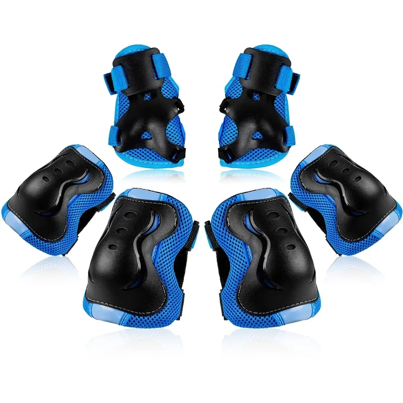 BOSONER Kids/Youth Knee Pad Elbow Pads Guards Protective Gear Set for Roller Skates Cycling BMX Bike Skateboard Inline Skatings Scooter Riding Sports