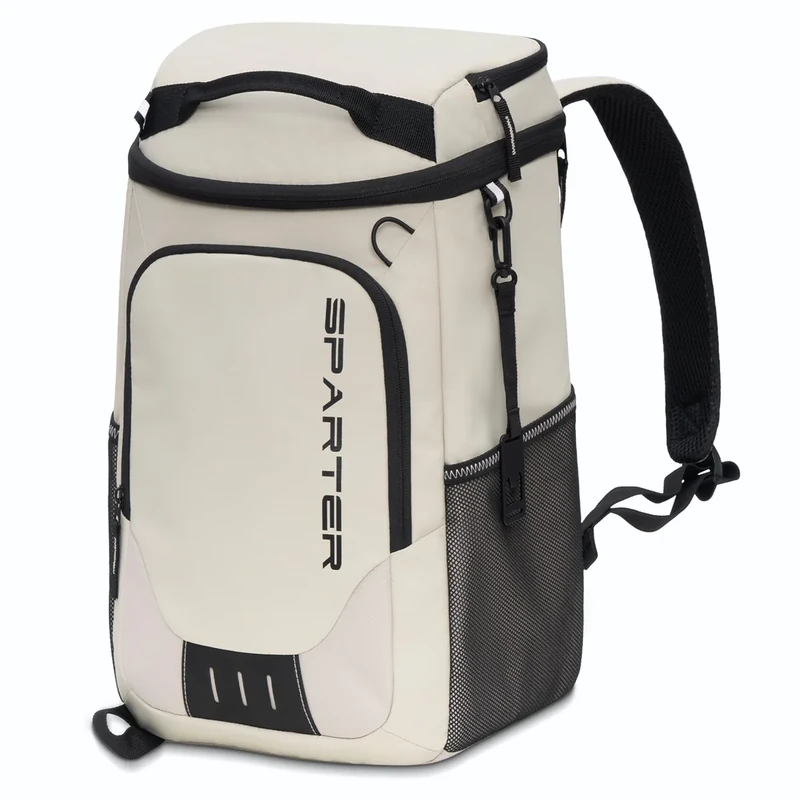 SPARTER Backpack Cooler Insulated Leak Proof 33 Cans, 2 Insulated Compartments Thermal Bag, Portable Lightweight Beach Travel Camping Lunch Backpack for Men and Women