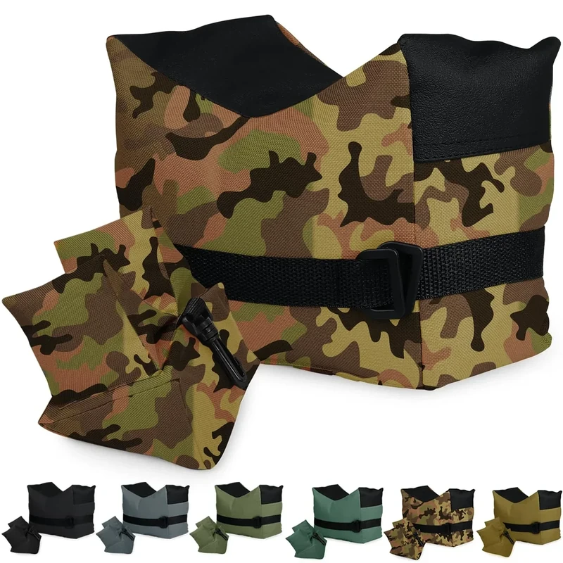 Twod Shooting Rest Bags, Combo Front and Rear Bag with Durable Construction and Water Resistance for Outdoor, Range and Hunting