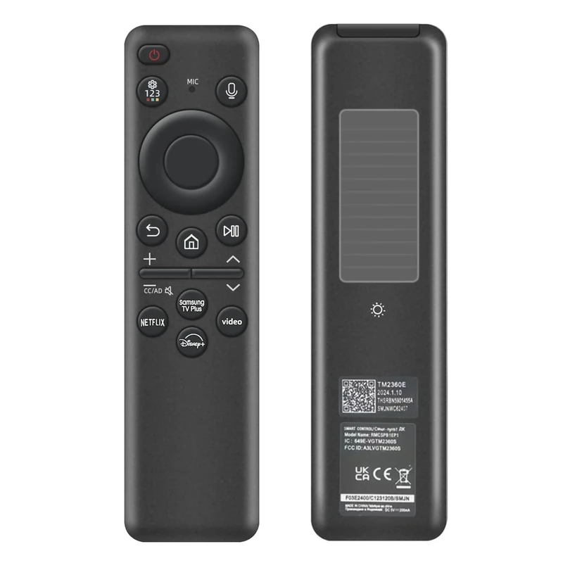 Nettech Voice Remote for Samsung TV 2021-25 - USB-C Rechargeable, 2yr