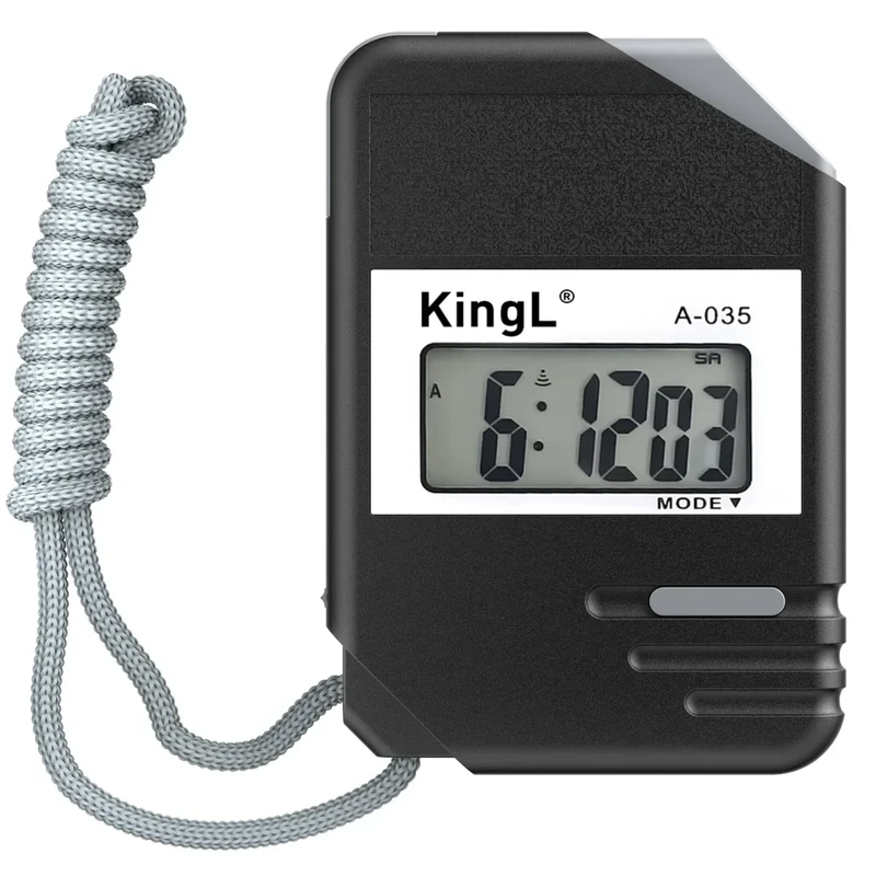 Stopwatch Timer Digital Sports Stop Watch, Large Display, Lap Split, Clock, Calendar, Alarm, for Coaches, Swimming, Running, Training