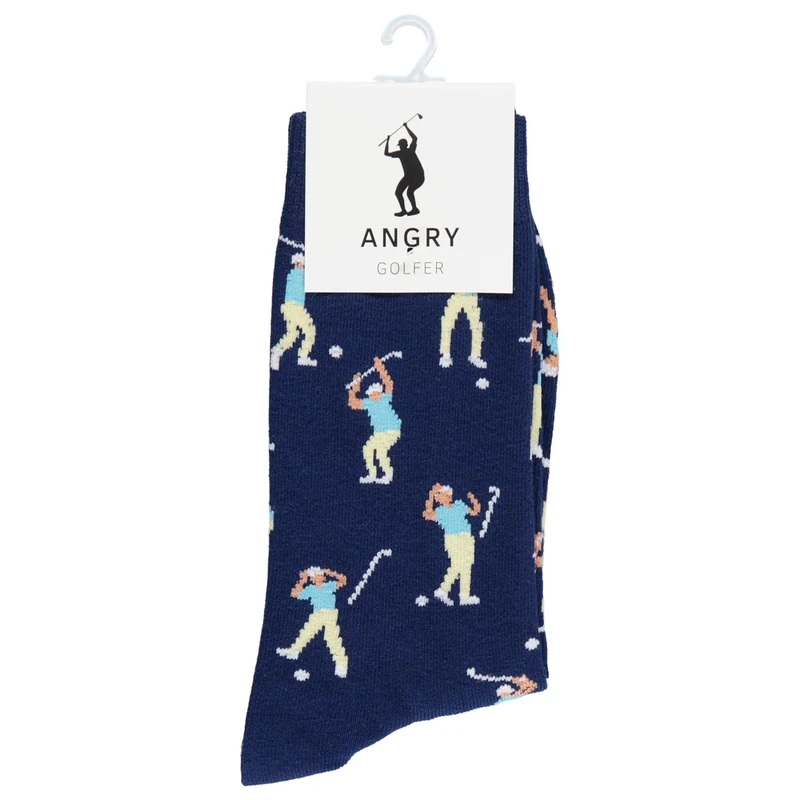 SOCKTOWN Funny Angry Golf Socks For Men, Hilarious Golf Gift For Men, One Size 8-13