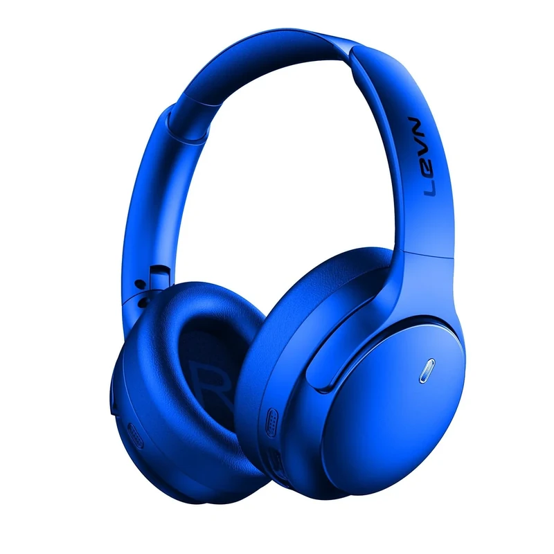 LEVN ANC Bluetooth Headphones - 70H Playtime, Transparency, Bass