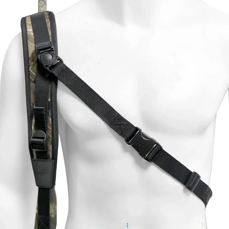HUNTPAL Stalker Sling Two Point Gun Shotgun Rifle Sling with Removable Swivels, Neoprene Padded Length Adjustable Universal Shoulder Hunting Gun Strap for Outdoors