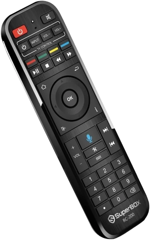 Original Super Box RC - 200 Smart Voice Remote Control Perfect Replacement for Super Box S5 Max/PRO, S6 Max/Ultra/Pro & Elite Remote Controls