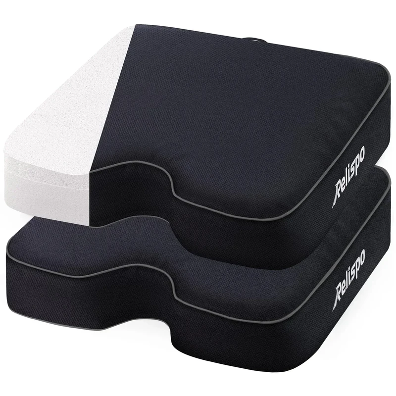 Relispo 3.5 Inch Stadium Seats for Bleachers with Integral Cutting Memory Foam, Stadium Seat Cushion Waterproof Extra Thick Bleacher Cushion, Portable Stadium Cushions for Indoor Outdoor Events