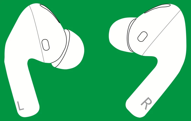 Meenova L&R Earbuds for Pods Pro 1st Gen (A2083/A2084) - A2190 Case