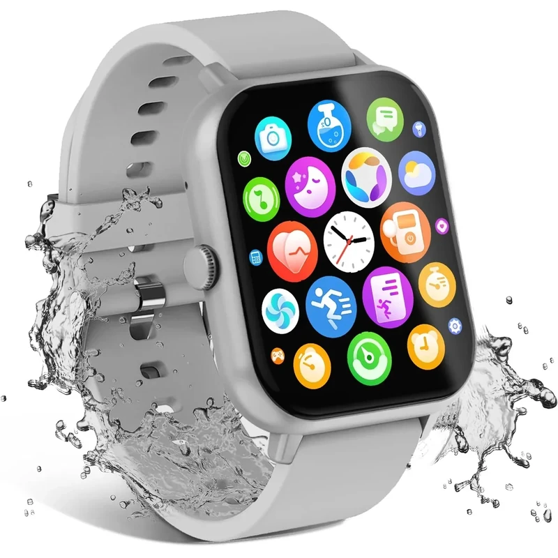 OICIIDO 1.83" Smartwatch - Bluetooth Calls, Heart Rate & Sleep Monitor