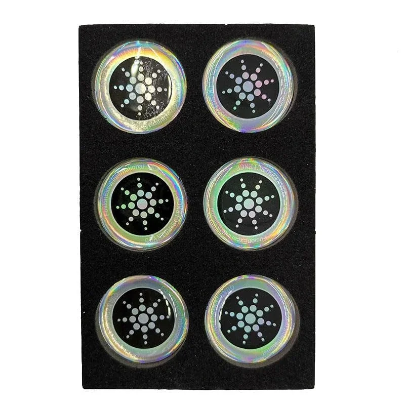 XH-carpet EMF Shield Stickers - 6 Silver Decals for Phones & Laptops