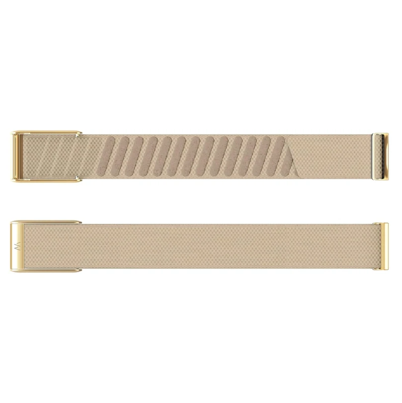 WHOOP 5.0 SuperKnit Luxe – Performance Accessory for Health, Fitness, & Wellness Wearable – Premium Metals – Not Compatible with Gen 4 – DUNE