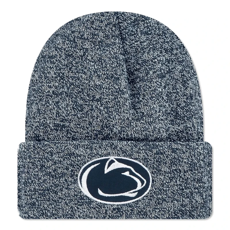 Legacy NCAA Officially Licensed Ribbed Knit Cuff Beanie, Penn State Nittany Lions, Unisex, Navy Marled, One Size Fits Most