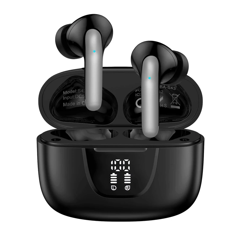 Samsung Earbuds Wireless,Bluetooth 5.3 Headphones for Samsung Galaxy A17 A16 A36 A56 S25 FE Ultra S24 S23 S22 S21 Z Fold 7 Flip7, 60H in Ear buds Noise Cancelling Earphones IPX7 Waterproof LED Display