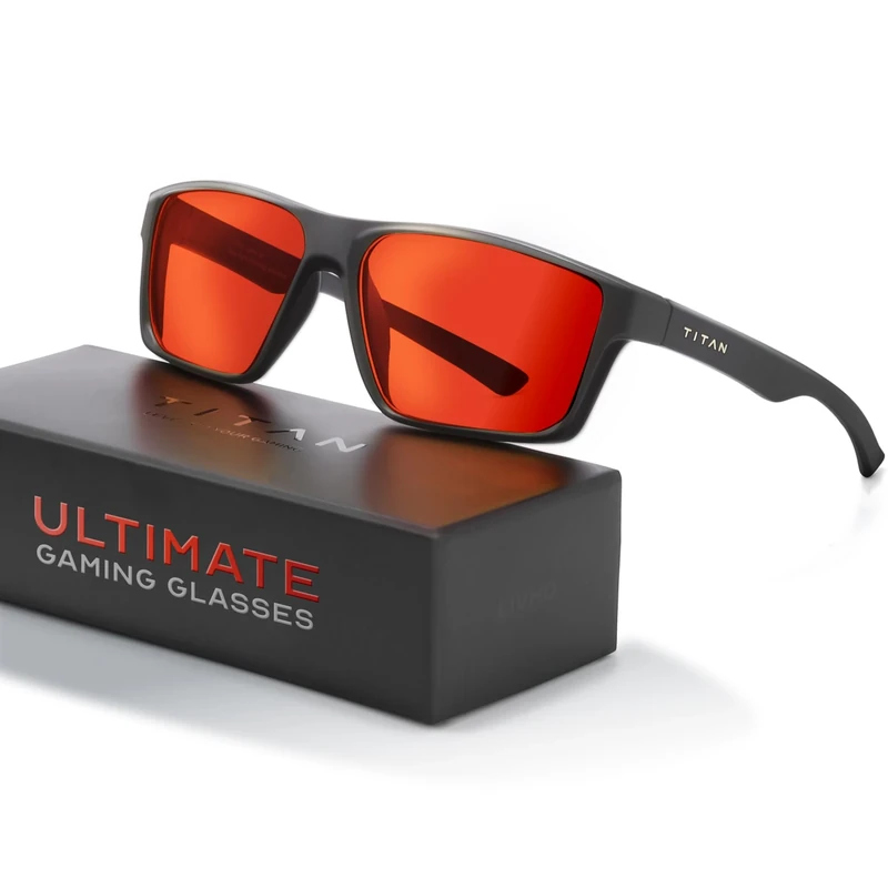 livho Titan Gaming Glasses - Blue Light Blocking Driving for Men