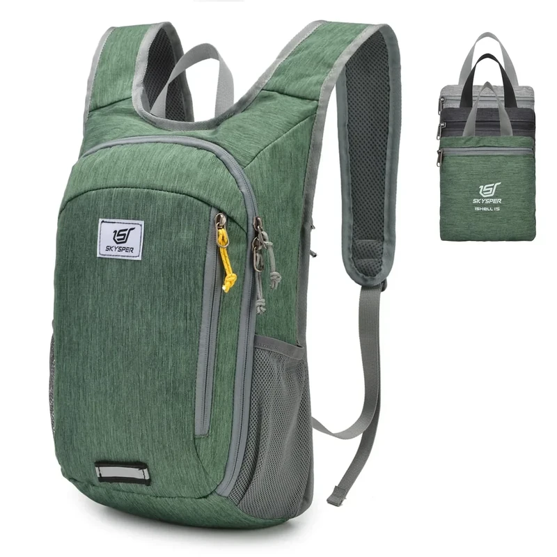 SKYSPER Small Daypack 10L/15L/20L Hiking Backpack Packable Lightweight Travel Day Pack for Women Men