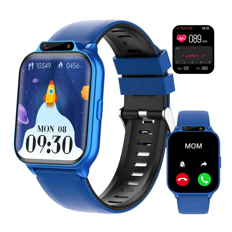 Tixpc Kids Smart Watch - Waterproof Camera Tracker, Heart Rate & SOS