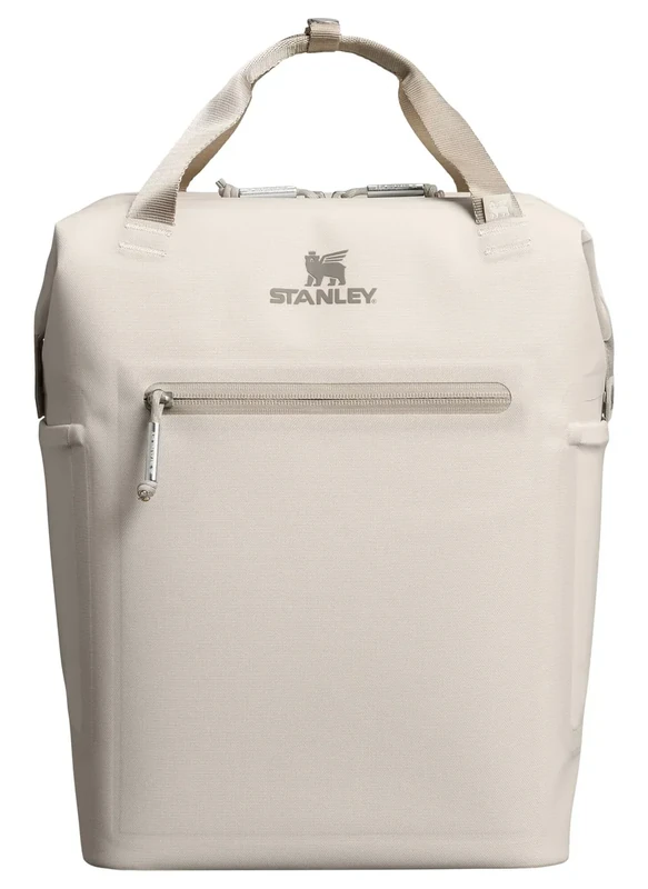 Stanley All Day Madeleine Mini Backpack Soft Cooler 14 Quarts | 20 Can Cooler with Handle and Shoulder Straps | Stays Cold for Hours | Insulated Travel Bag with Zipper | BPA-Free | Cream