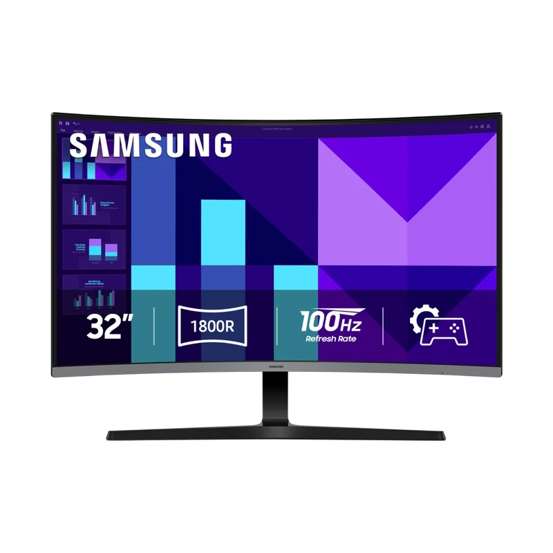 Samsung 32" S3 Curved Monitor LS32D396GANXZA - FHD 100Hz with Game Mode