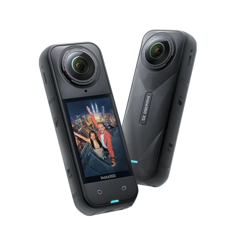 Insta360 X5 8K 360 Camera - Waterproof, 3hr Battery, Low Light AI