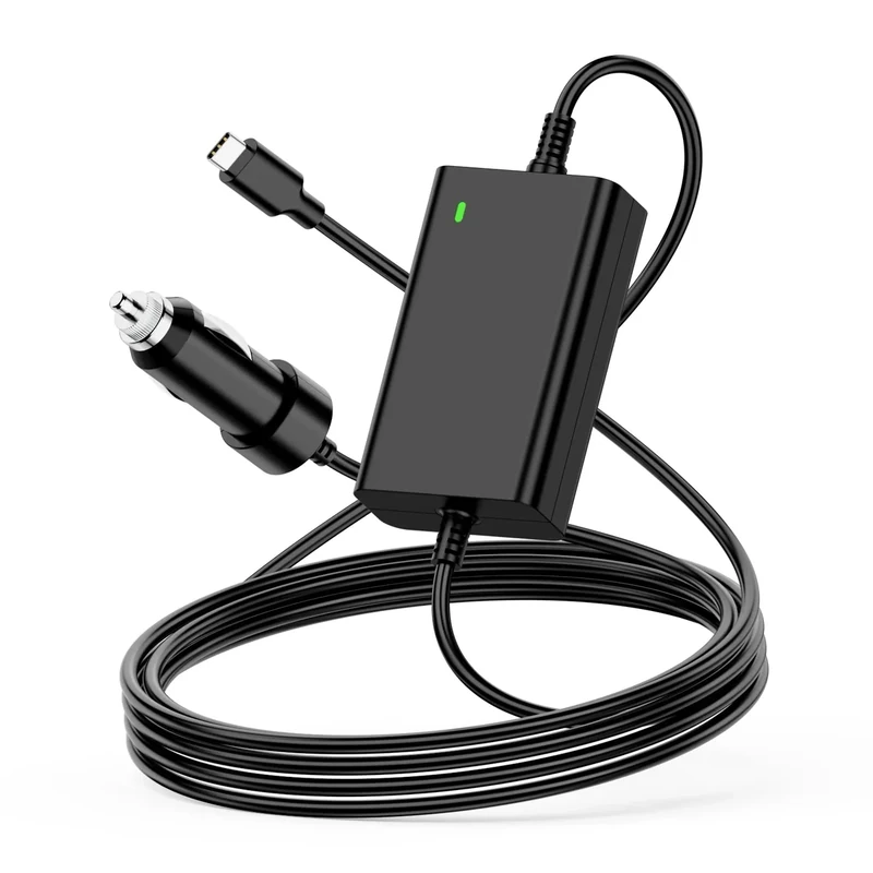 100W USB-C Laptop Car Charger for Dell Latitude/XPS/Precision,MacBook Pro/Air,HP Spectre/Elitebook,for Lenovo ThinkPad/Yoga/IdeaPad,Acer Chromebook/Swift,Google,for Samsung,Zenbook,Car Laptop Charger