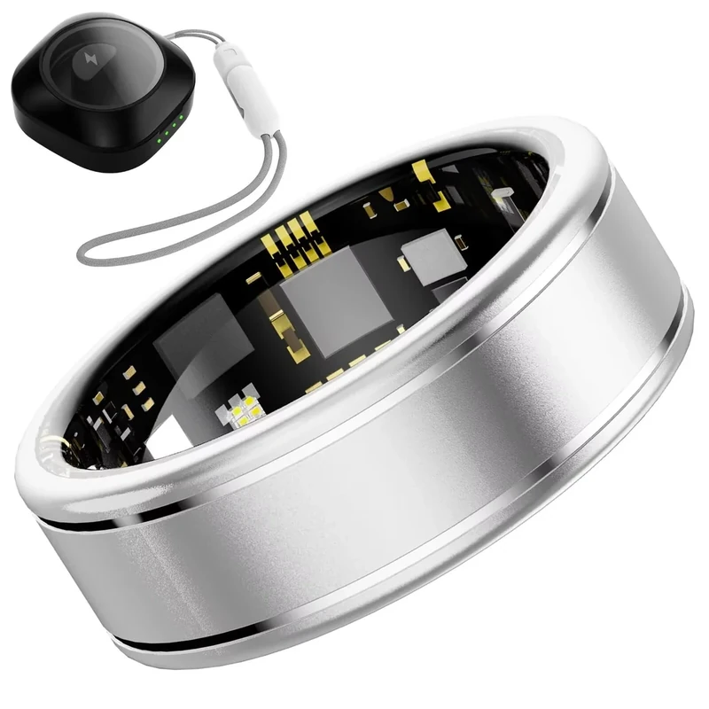 Anarow Smart Ring for Women - Heart Rate, SpO2, Sleep, Free App