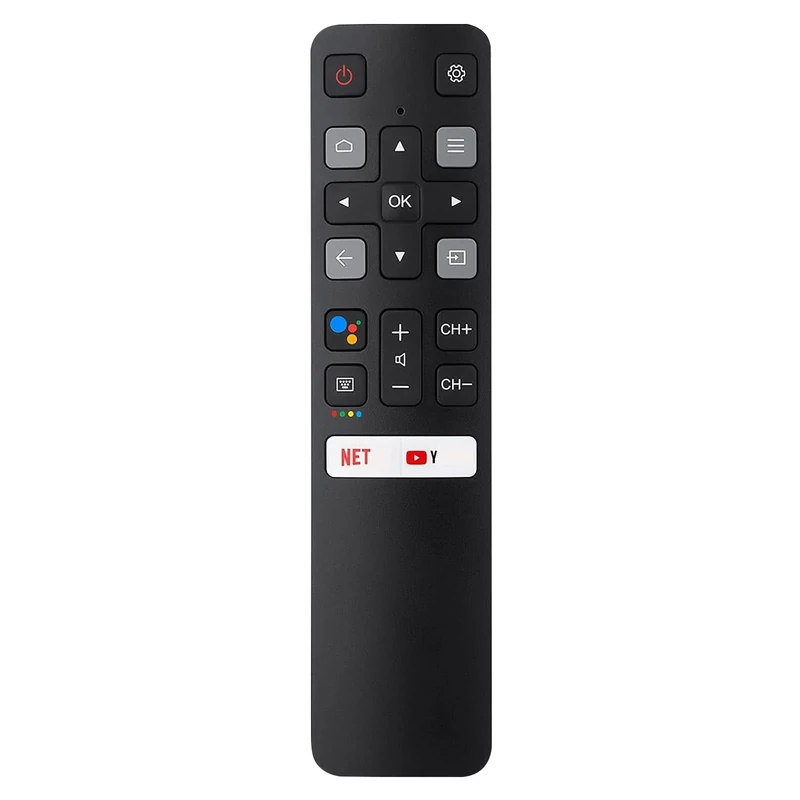 Terloogee TCL Remote RC802V for Android 4K TV - No Voice
