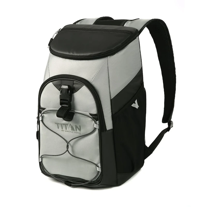 Titan Deep Freeze Backpack Cooler 24 Can Cooler Bag Insulation, Seagrass