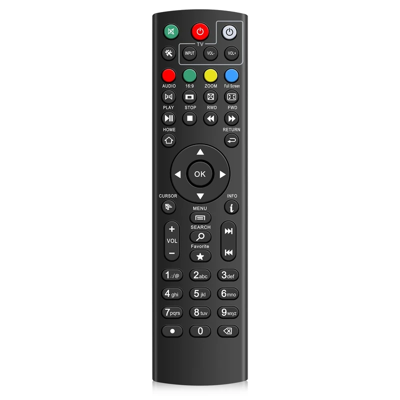 Universal Remote Control Compatible with Super Box S1, S2, S3, S4, S5, S6, Octastream Q1, Elite II, MAX IV, Elite Max, and MagaBox (Without Voice)