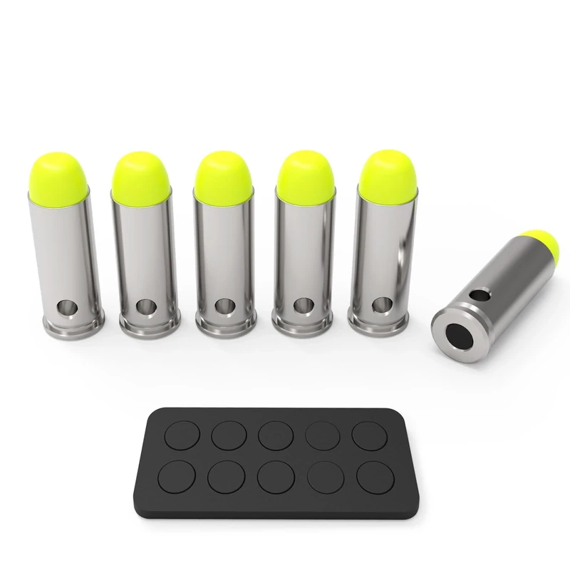 Artemis 45 COLT Snap Caps Dummy Rounds - Closed Weight & Precise Size for Safe Firearm Training, Fault Diction Test and Dry Fire Practice 6 Pack
