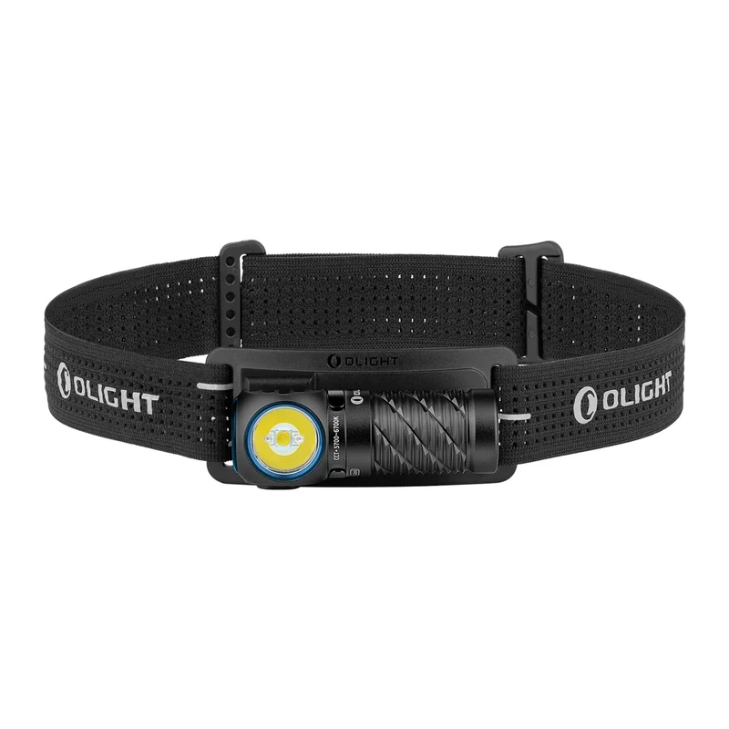 OLIGHT Perun 3 Mini Headlamp 1250 Lumens LED Head Flashlight,Rechargeable Headlight with Red Light Option,Perfect for Working, Hiking, Camping and Climbing (Cool White 5700K~6700K, Black)