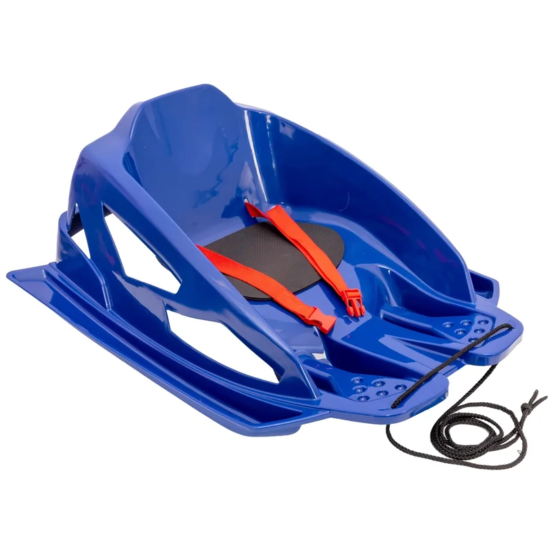 SportsStuff Plastic Toddler Sled with Seat Belt – Safe, Lightweight Baby Snow Sled