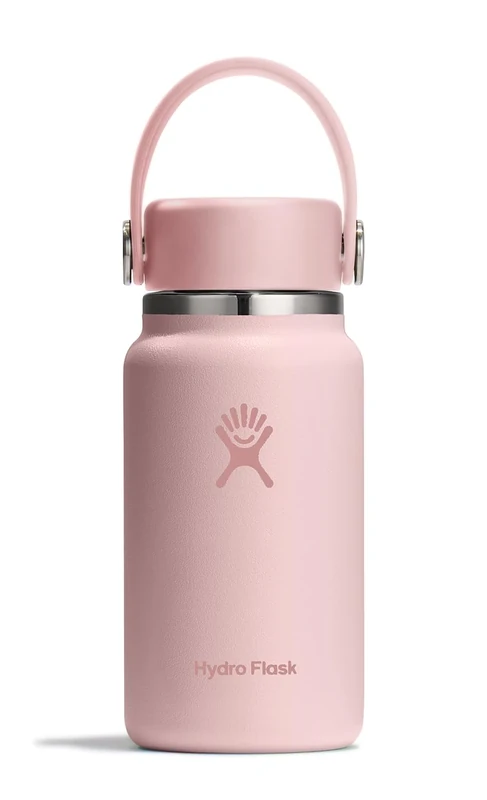Hydro Flask Micro Bottle - Insulated Mini Leak Proof Flask for Purse or Pocket in 6.7 Oz Trillium Pink