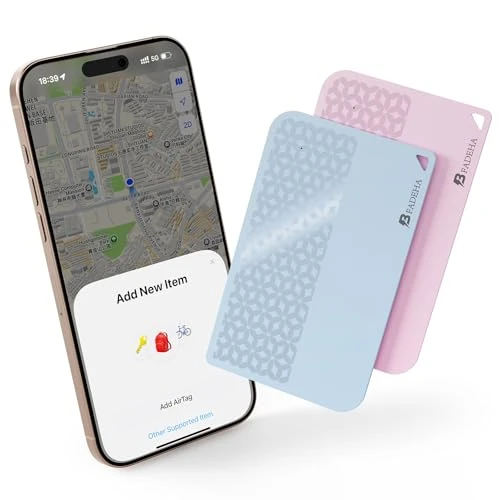 BFADEHA Apple MFi Bluetooth Tracker for Find My - 5-10yr Battery
