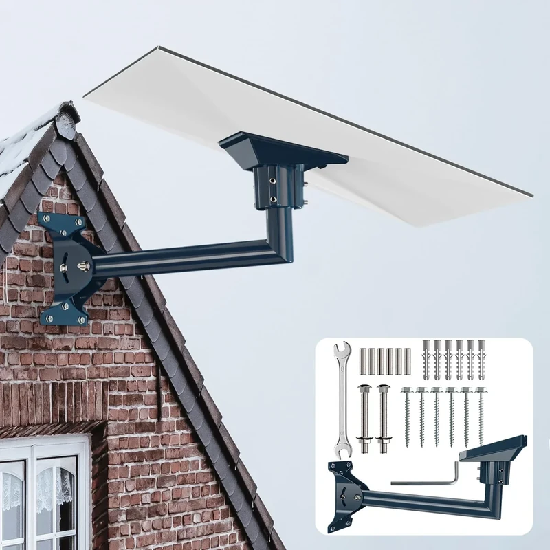 IZLTUV Starlink Gen 3 Mount Adapter - 15" Steel 90deg Pivot Pole