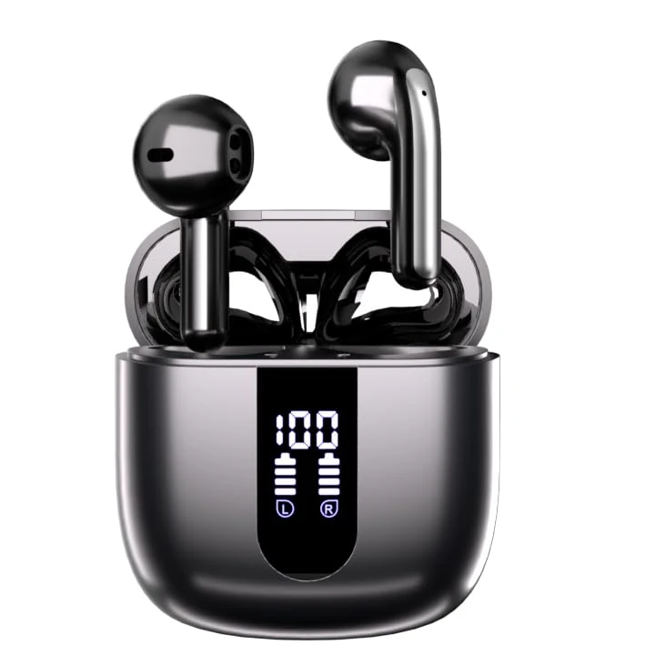 JBES Earbuds - 60H Playtime, Bass, Noise Cancel Mic, IP5 Waterproof
