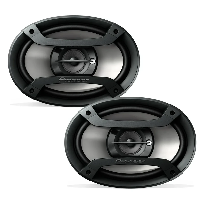Pioneer TS-F6935R 6x9 3-Way Coaxial Speakers - 230W, Black/Silver