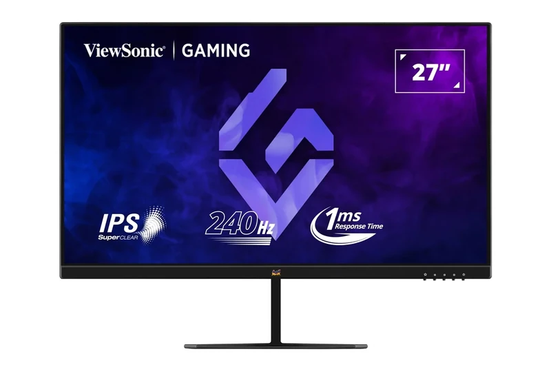 ViewSonic VX2779A-HD-PRO 27 inch Gaming Monitor, FHD 1080p, 240 Hz, 1ms MPRT, FreeSync Premium, HDR10, HDMI, DP
