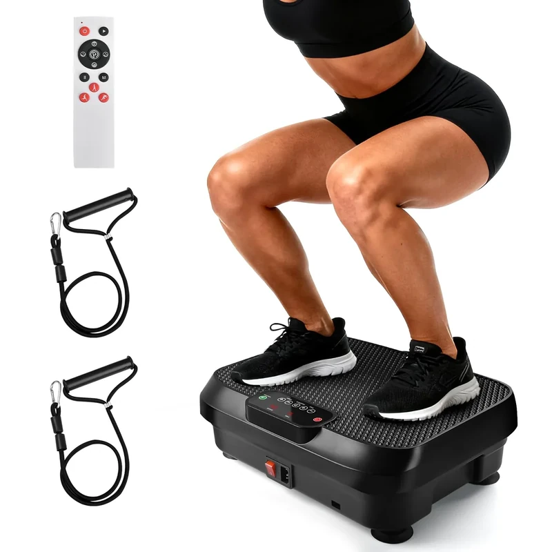 Vibration Plate Exercise Machine for Lymphatic Drainage Weight Loss,Whole Body Workout Vibration Fitness Platform,Mini Shake Plate,Sport Gym Fitness Equipment