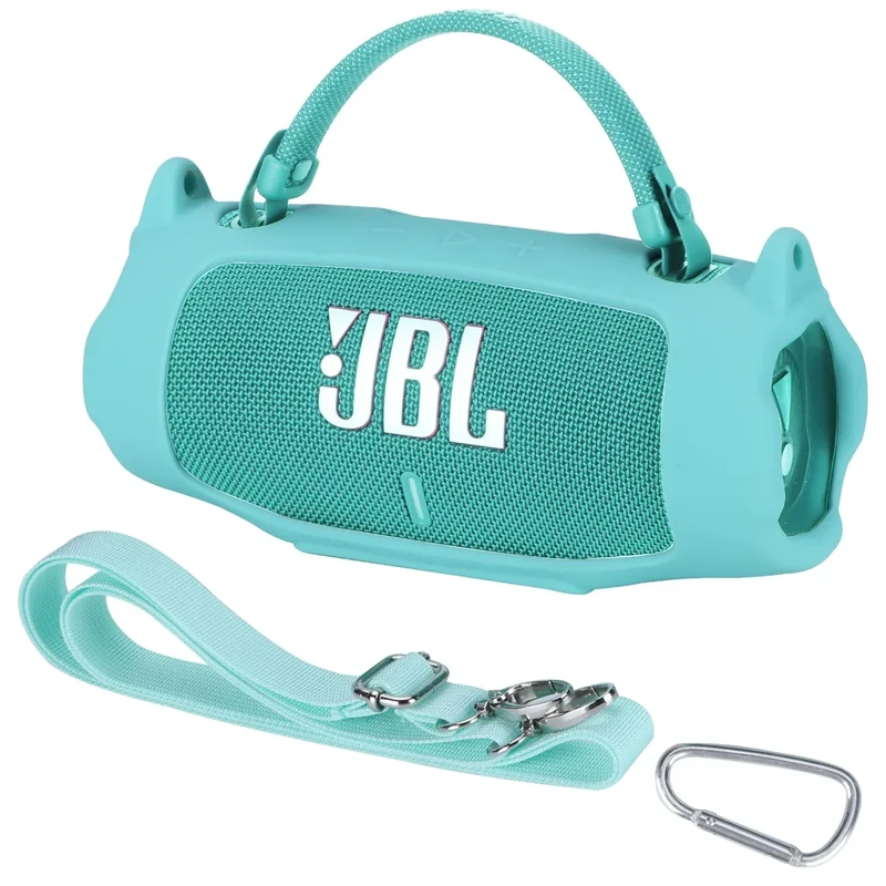 Peyyargo Silicone Cover Compatible with Charge 6 Portable Waterproof Drop-Proof Speaker (Teal)