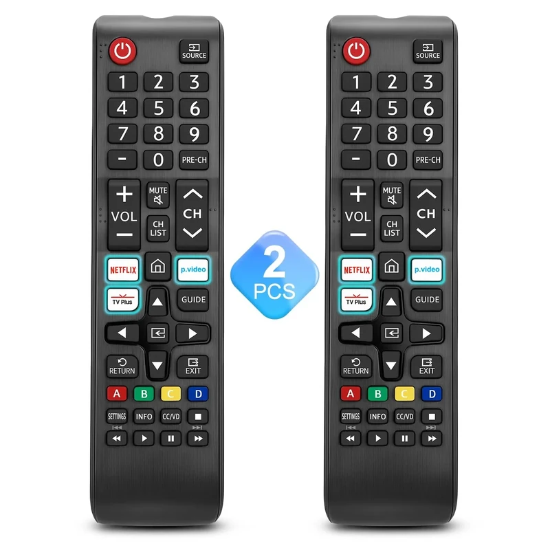 ENJOYLink Pack of 2 Samsung TV Remote - Fits Smart Frame QLED LED 7 Series