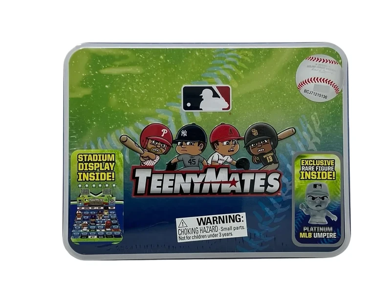 TeenyMates Party Animal Figures, Team Colors, One Size MLB 2025 Tin