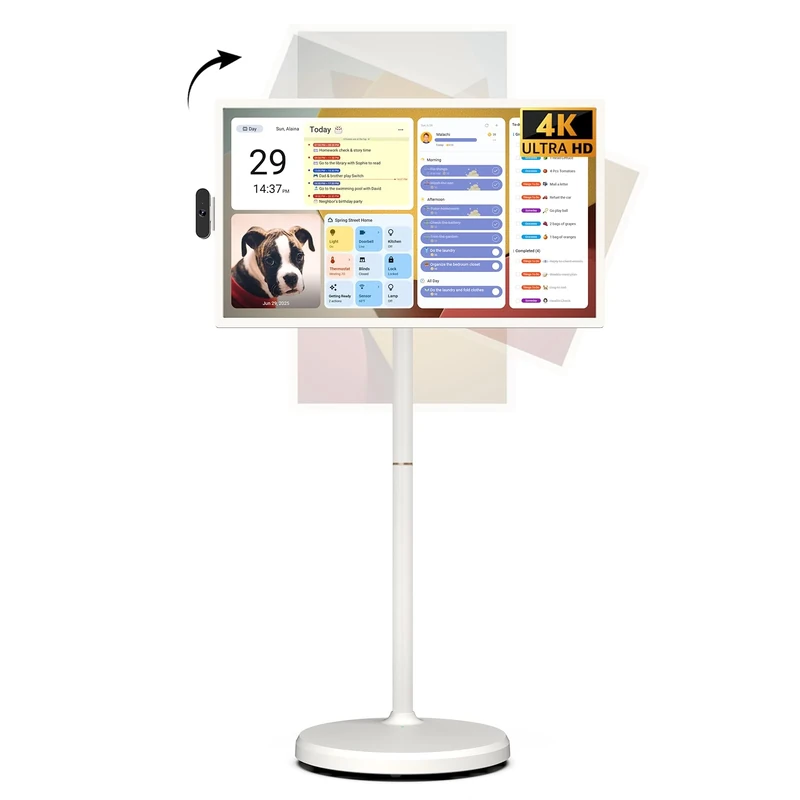 ApoloSign 32" UHD 4K Portable TV - 256GB, 15000mAh, Android 15