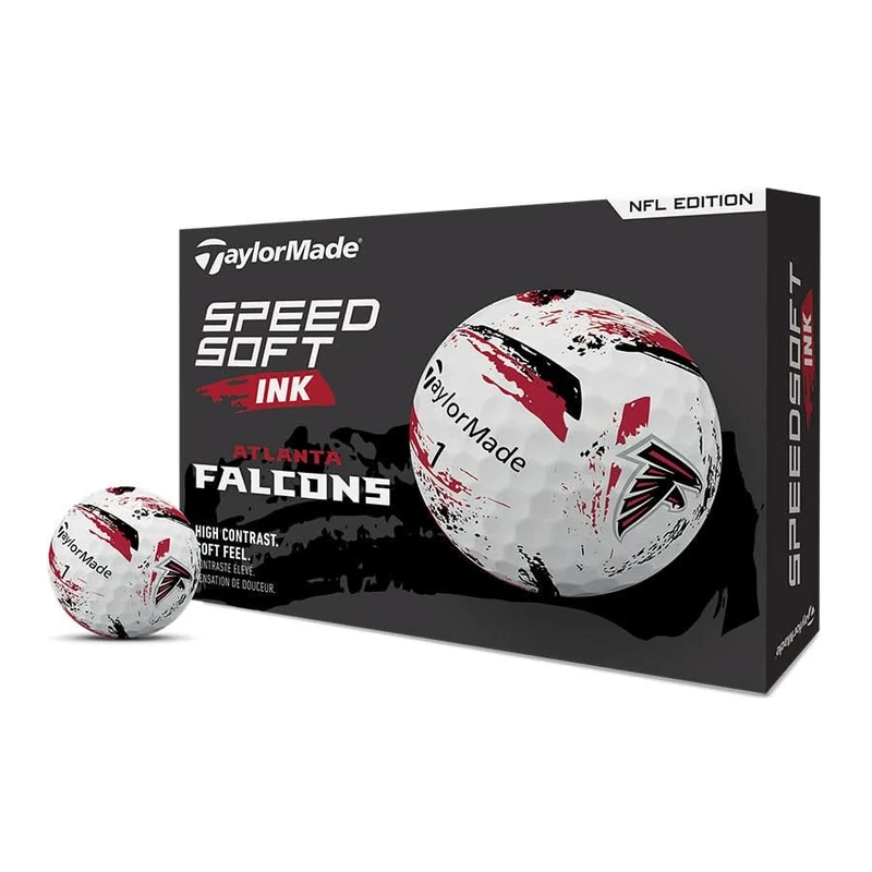 TaylorMade Golf Speed Soft Ink NFL Atlanta Falcons Dozen