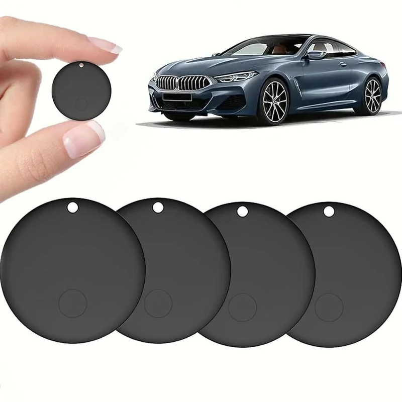 Mini GPS Tracker for Vehicles, Hidden Tracking Device for Vehicles, Car Tracker No Subscription Work with Find My (iOS Only), Vehicle Tracker with Audio for Kids, Dogs, Key, Luggage, Bag (1)