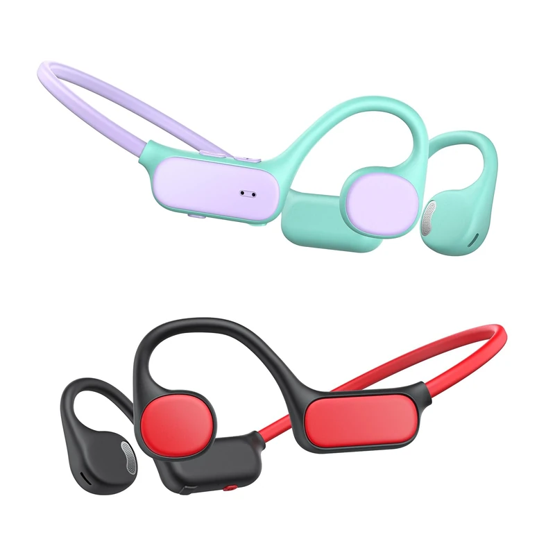 iClever Kids Bluetooth 5.4 Open Ear Headphones - Safe 85dBA, Ultra-Light