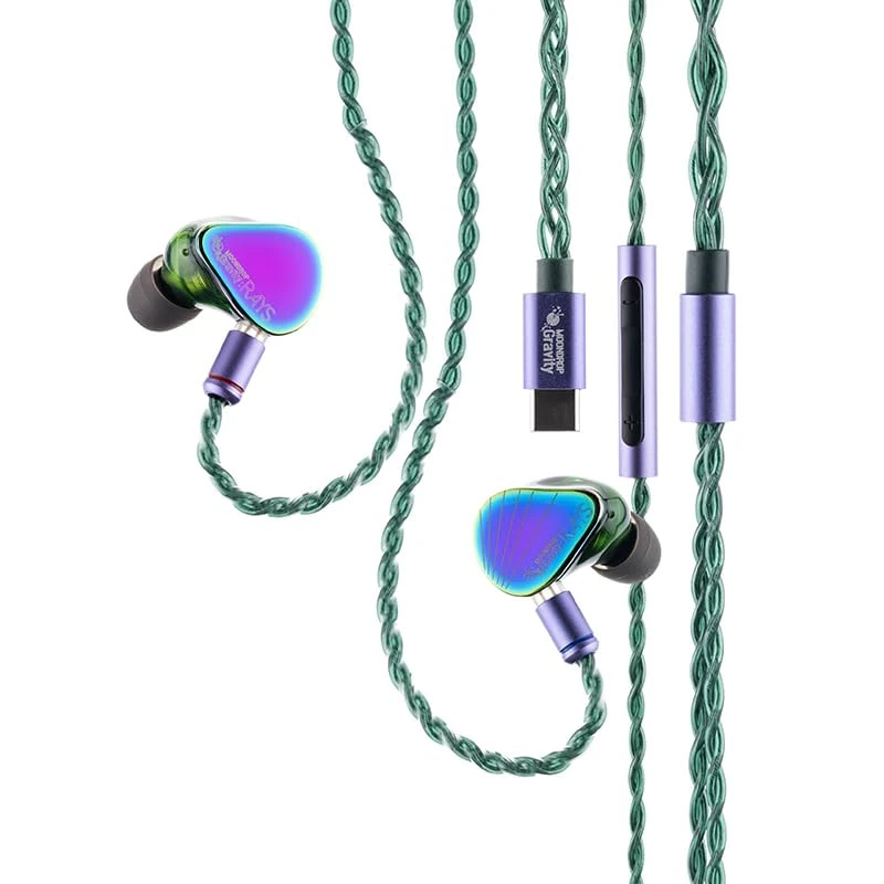 Moondrop Rays Gaming Earphones USB-C DSP Game Sound Card lEMs Co-Tuned with Many Professional Players